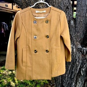 Hope & Henry Girls Camel Coat S